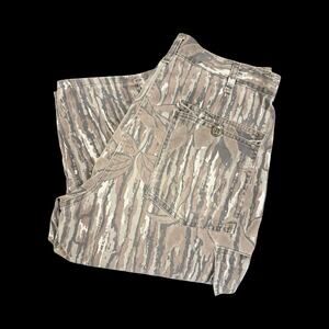 Vintage Realtree Camo Cargo Pants Hunting Outdoors Brown Tree Camo 34x30